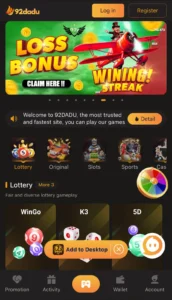 92 Dadu Game